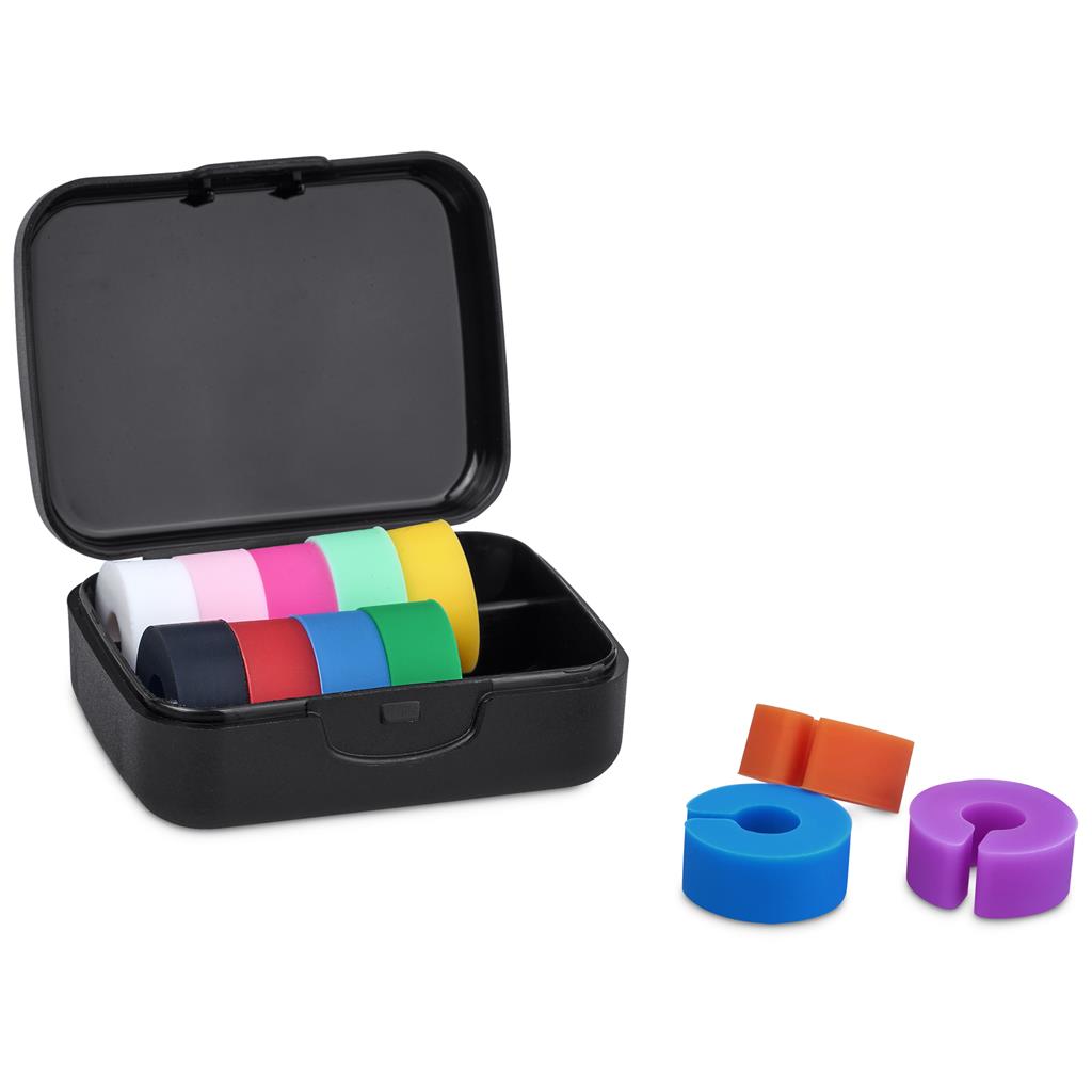 Altitude Clink Wine Glass Marker Rings Set - Image 7