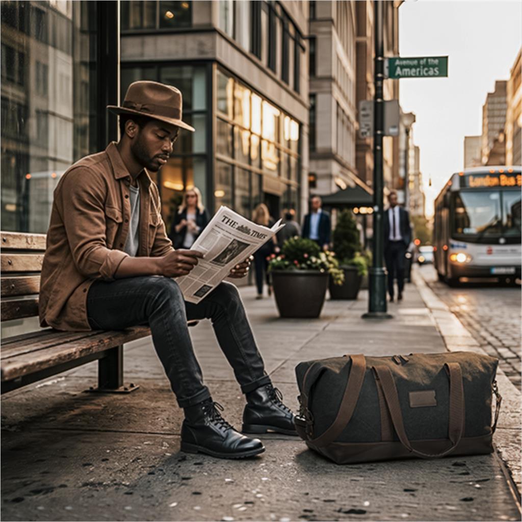 Serendipio Hamilton Canvas Weekend Bag - Image 3