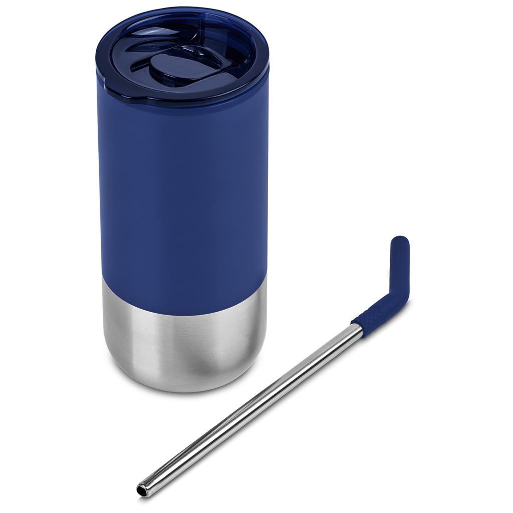 Kooshty Cheerio Stainless Steel & Plastic Double-Wall Tumbler & Straw – 480ml - Image 18