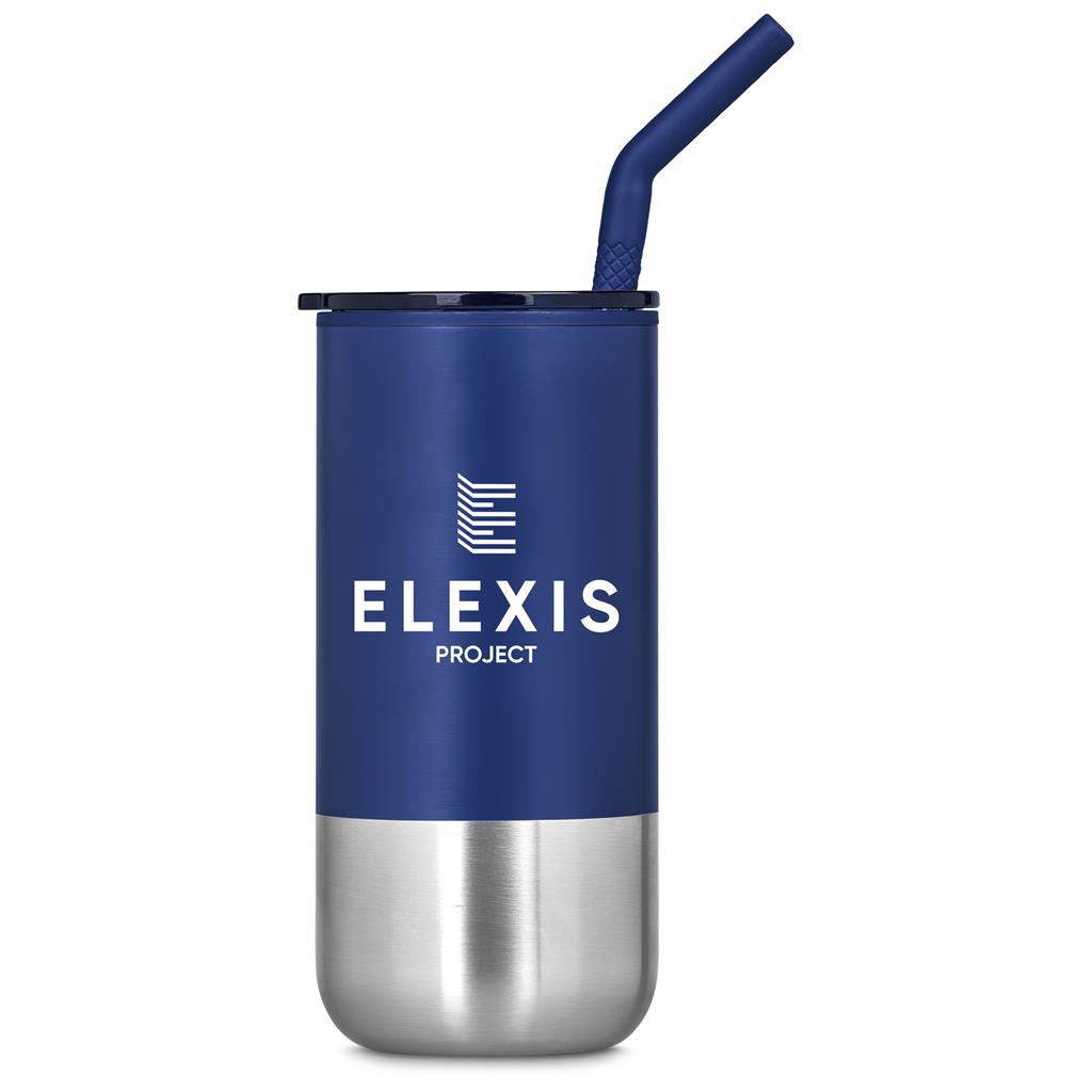 Kooshty Cheerio Stainless Steel & Plastic Double-Wall Tumbler & Straw – 480ml - Image 16