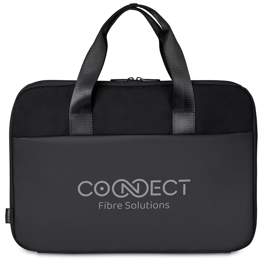 Serendipio Commute Cotton Canvas Laptop Bag - Image 9