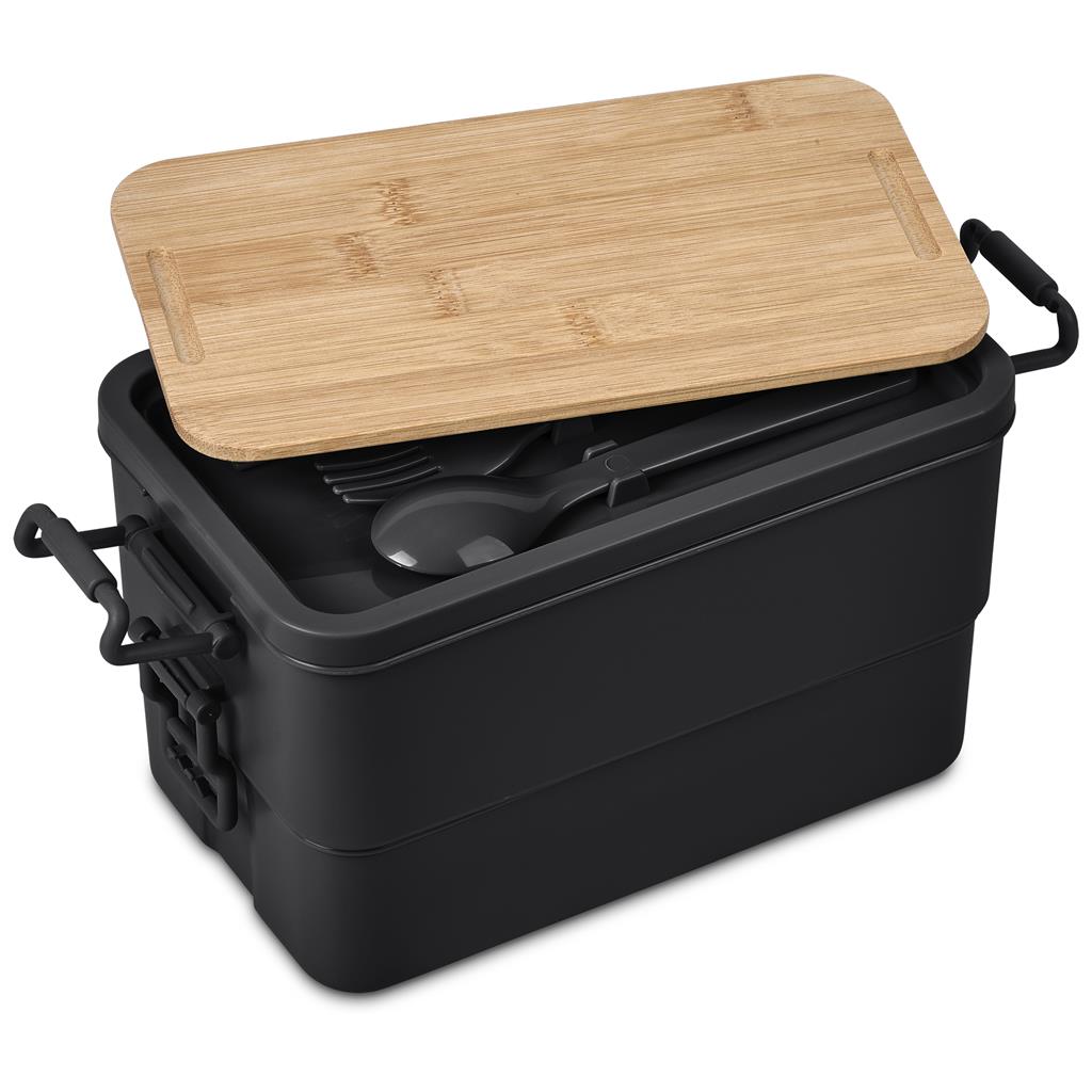 Urban Terrain Lakeside Double Layer Lunch Box & Cutlery Set - Image 9
