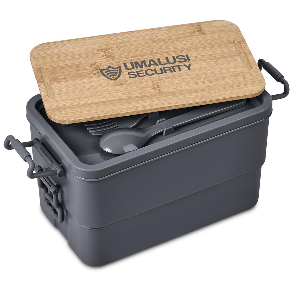 Urban Terrain Lakeside Double Layer Lunch Box & Cutlery Set - Image 25