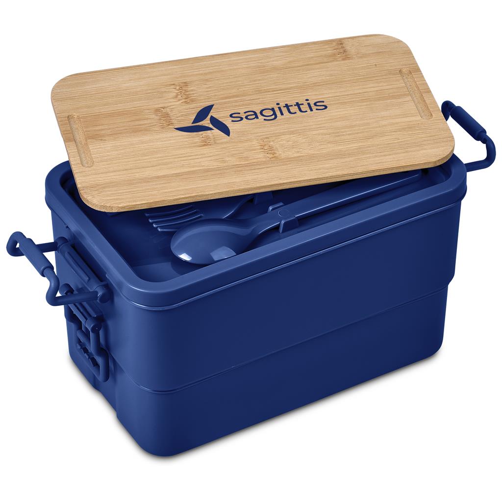 Urban Terrain Lakeside Double Layer Lunch Box & Cutlery Set - Image 55