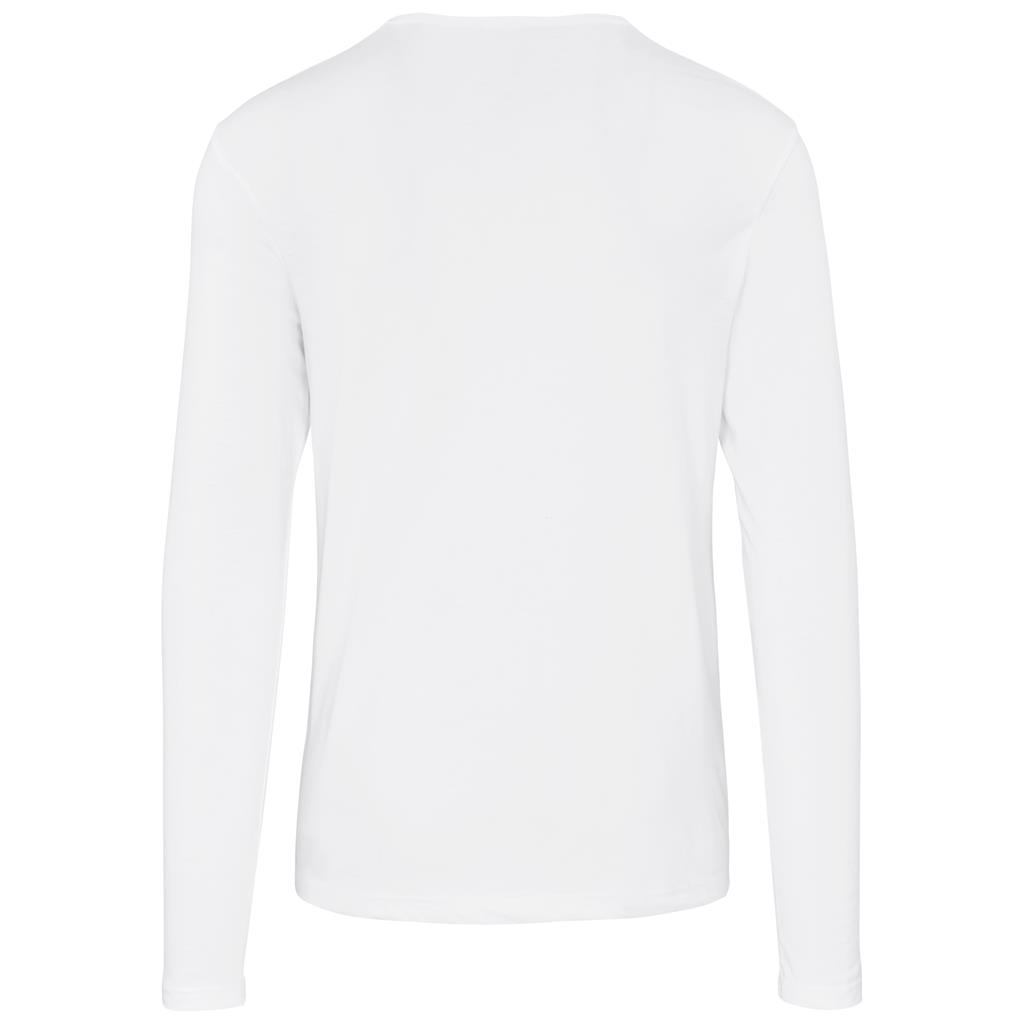 Mens Long Sleeve Portland T-Shirt - White
