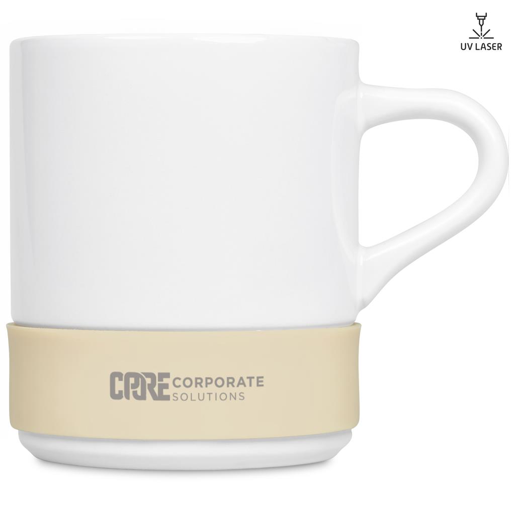Kooshty Kaleido Sublimation Ceramic Mug - 320ml - Cream