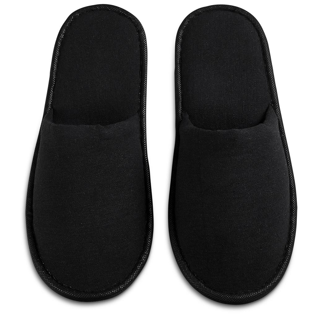Serendipio Be Our Guest Linen Slippers - Image 6