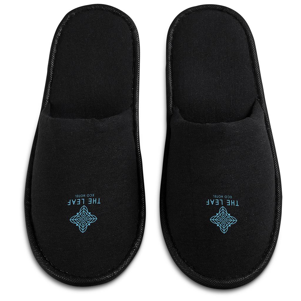 Serendipio Be Our Guest Linen Slippers - Image 5