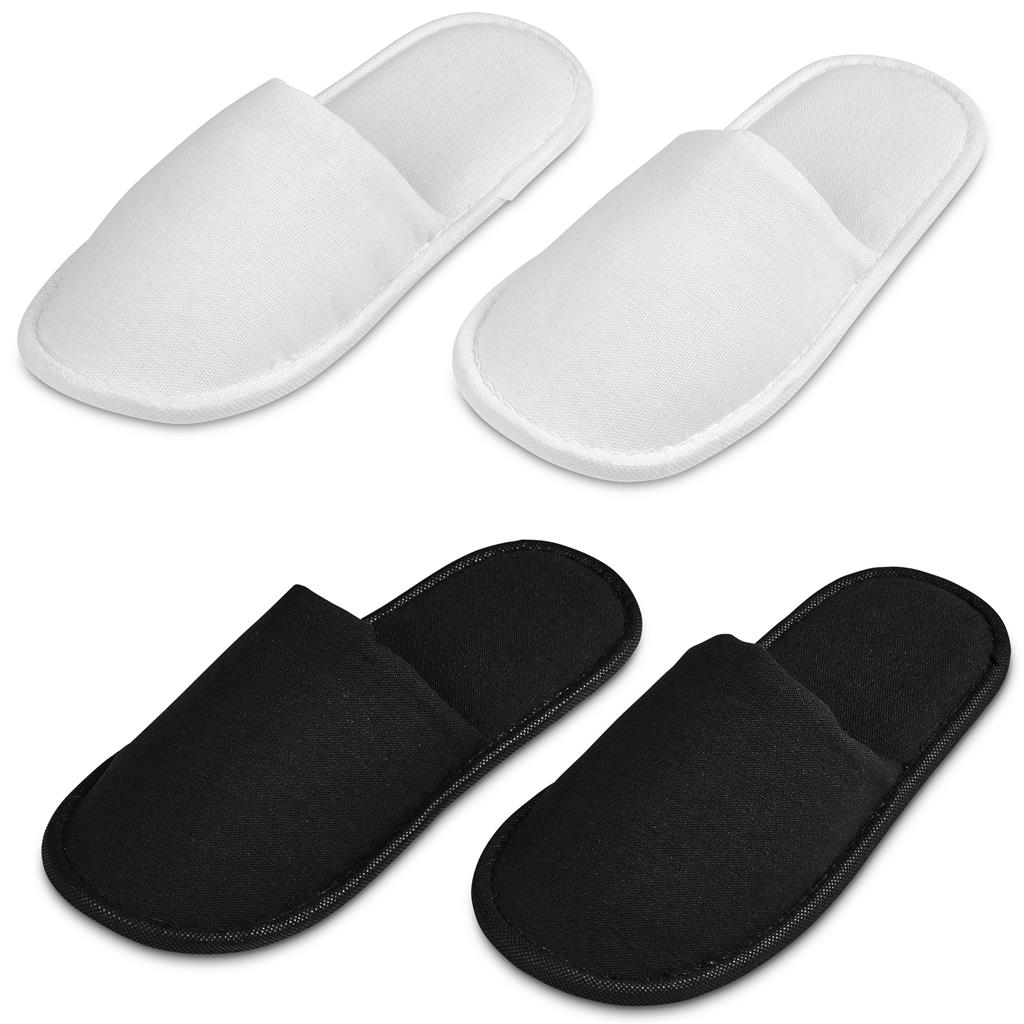 Serendipio Be Our Guest Linen Slippers - Image 3