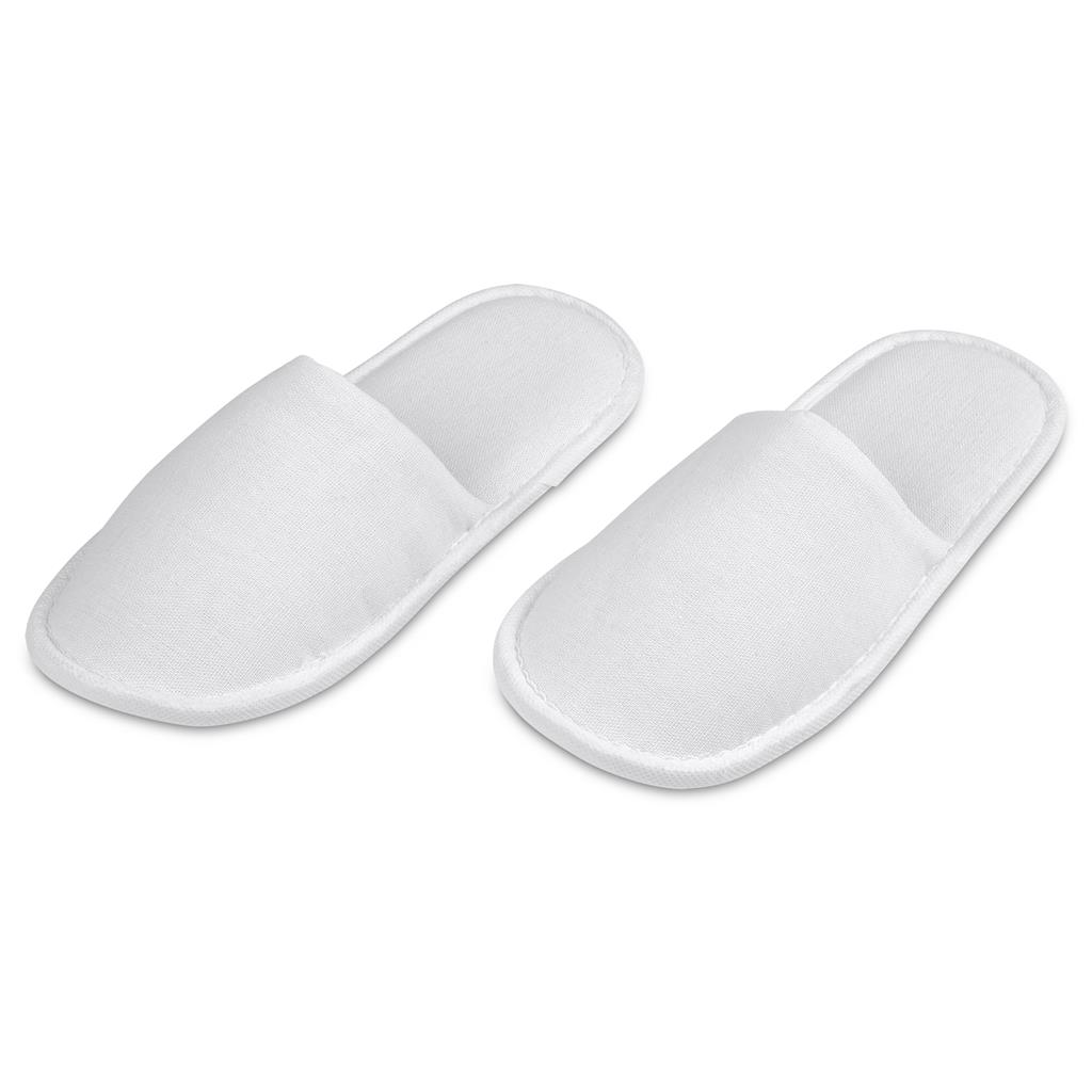 Serendipio Be Our Guest Linen Slippers - Image 11