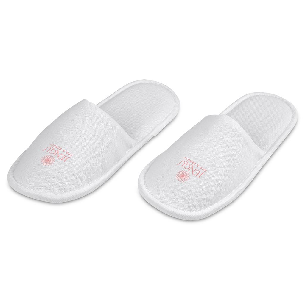 Serendipio Be Our Guest Linen Slippers - Image 14