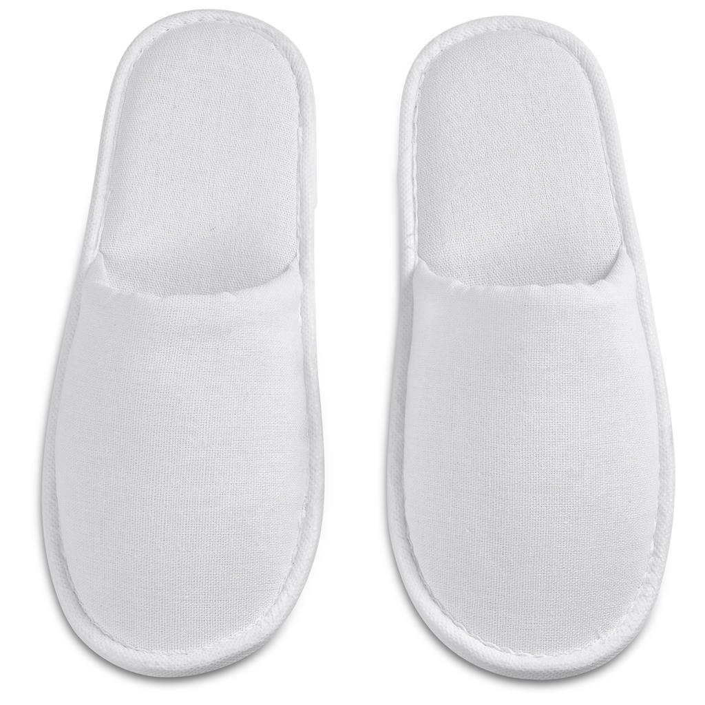 Serendipio Be Our Guest Linen Slippers - Image 13