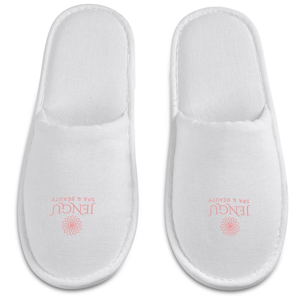 Serendipio Be Our Guest Linen Slippers - Image 10
