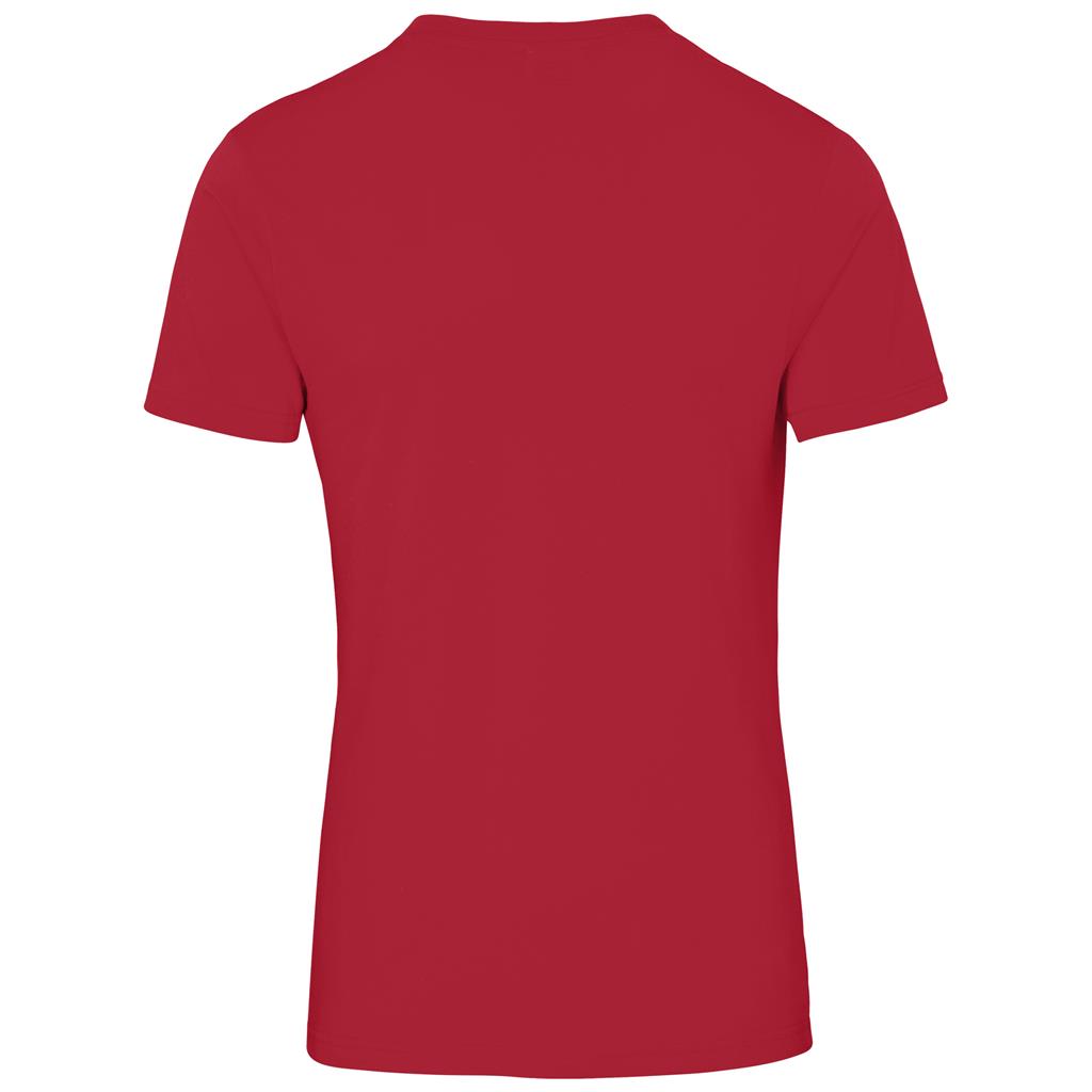 Mens Super Club 165 V-Neck T-Shirt - Red - Image 3