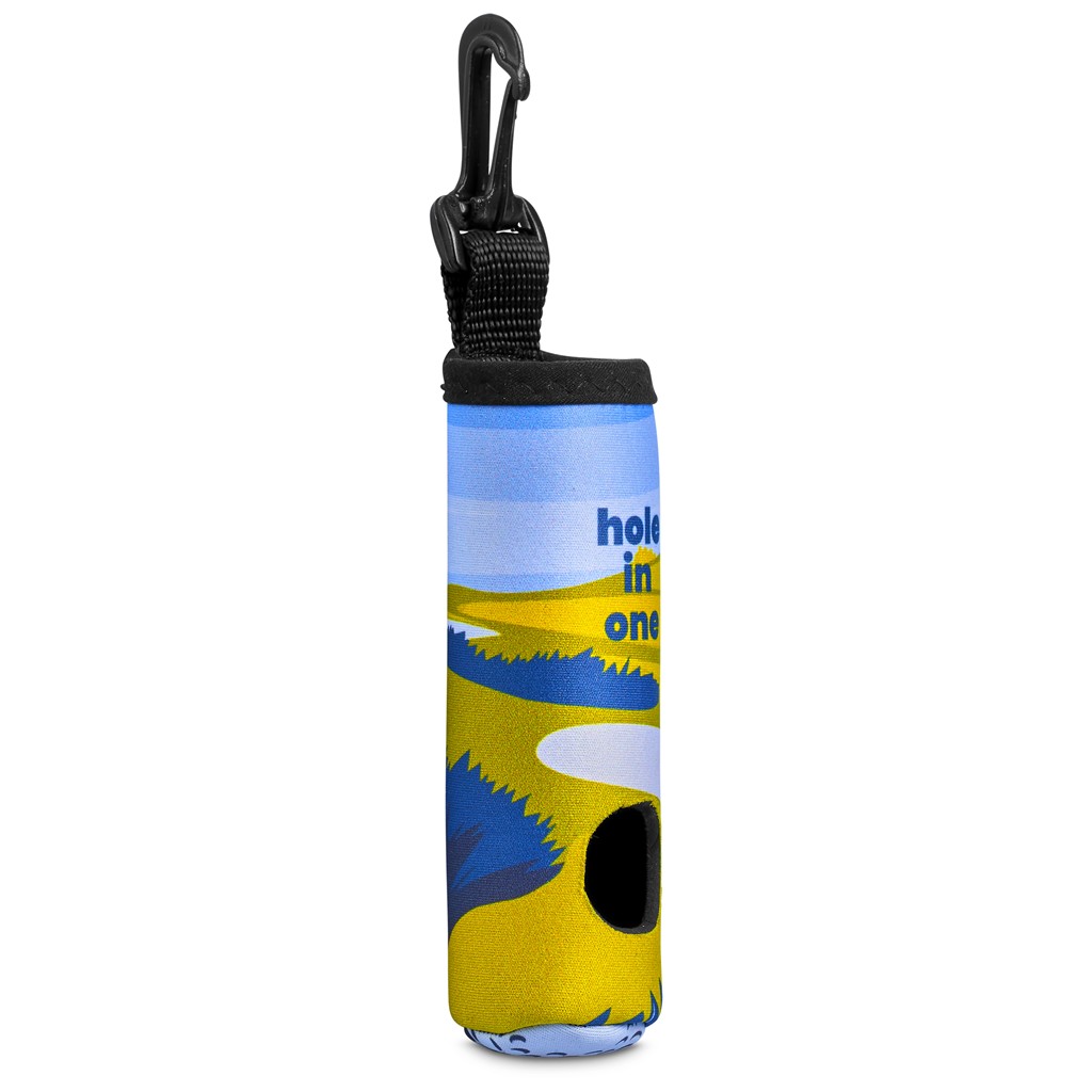 Pre-Production Sample Hoppla Albatross Neoprene Golf Ball Pouch - Image 7