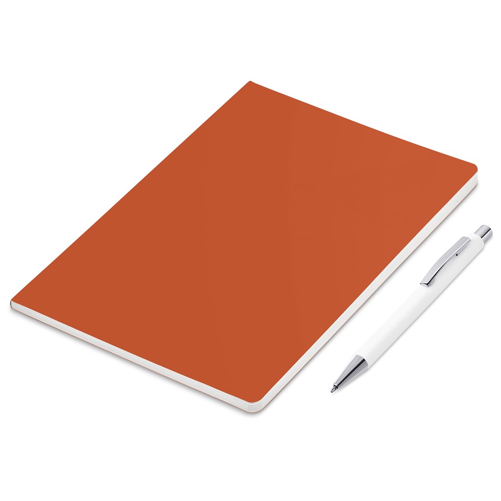 Altitude Mills Notebook & Pen Set - Orange - Image 3