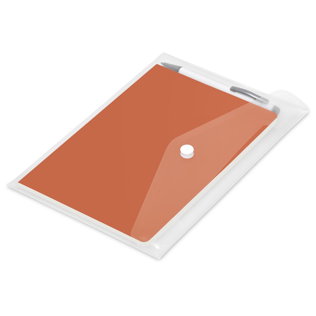 Altitude Mills Notebook & Pen Set - Orange